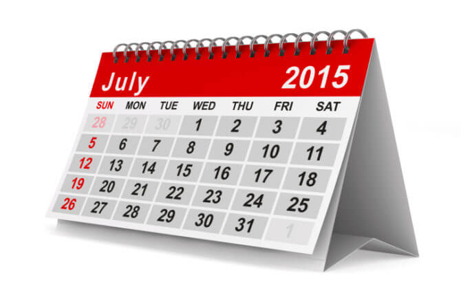 July ‐ Events and Holidays in July