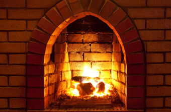You Gotta Have Hearth ‐ Cleaning the Brick Fireplace