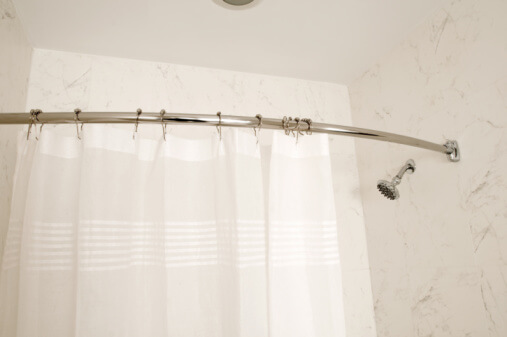 Contemporary shower curtain