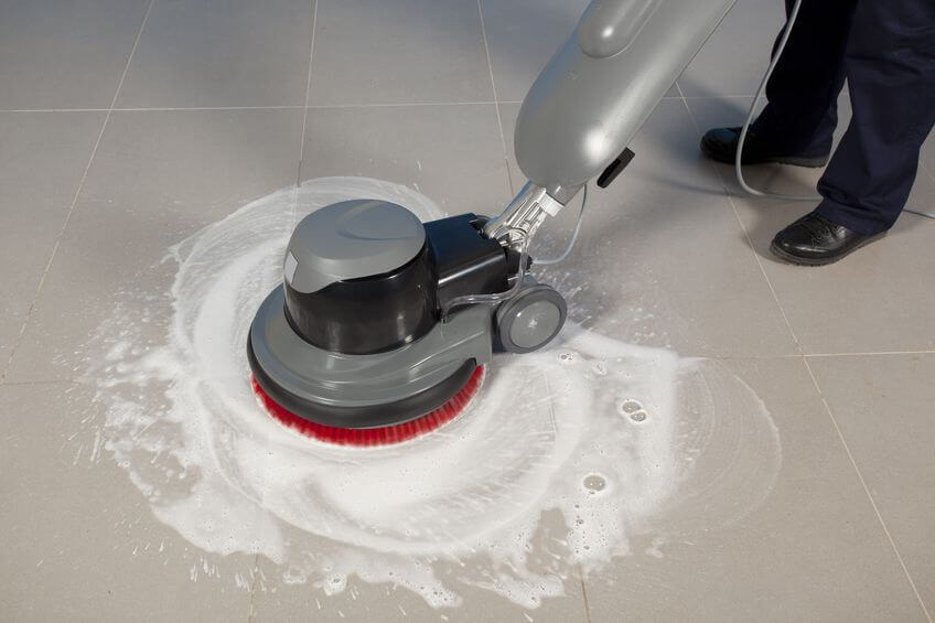 floor scrubbing machine