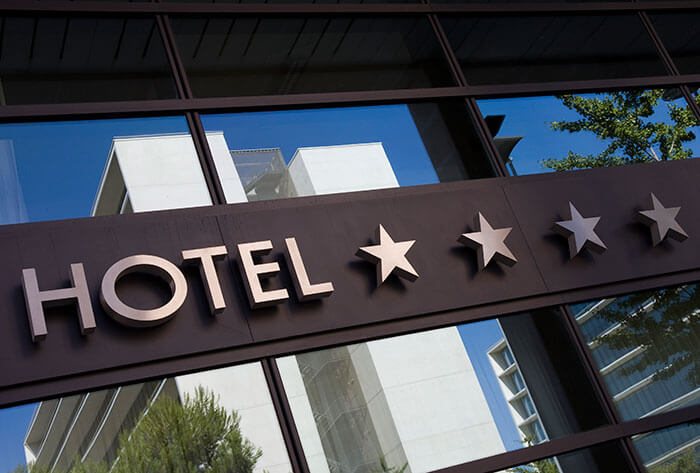 hotel with four stars