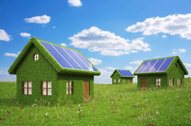 solar panels on green houses