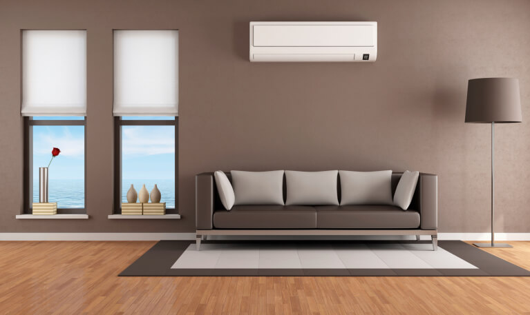 single room heating and cooling unit