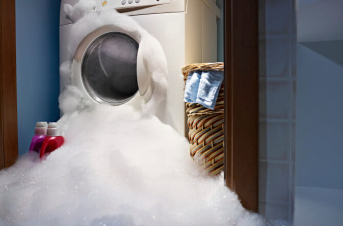top 4 reasons your washing machine leaks water