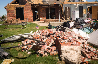 When Tornado Debris Damages Your Home’s Exterior